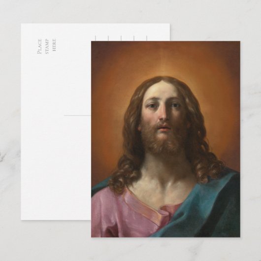 Christus Salvator mundi Guido Reni CC0988 Briefkaart (Voorkant / Achterkant)
