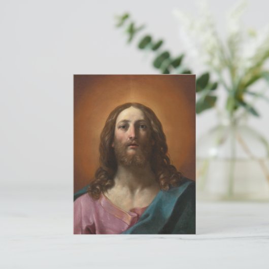 Christus Salvator mundi Guido Reni CC0988 Briefkaart (Staand voorkant)