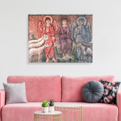 Christus scheidt de schapen van de geiten, 6 cen canvas afdruk (Insitu (Woonkamer))