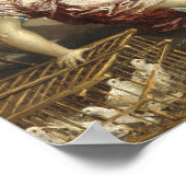 Christus schoonmaken - El Greco, Grieks Poster met (Hoek)