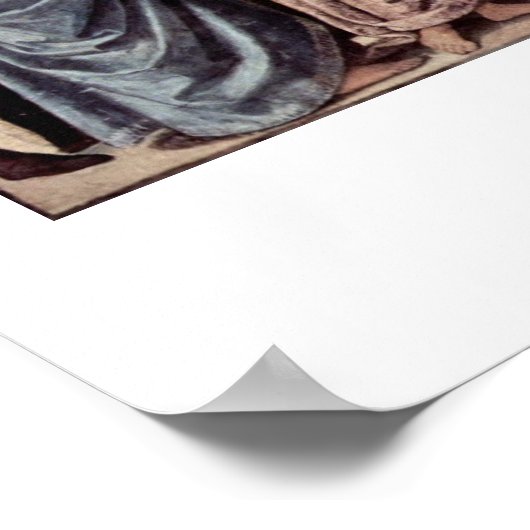 Christus slaat de sleutels over van Pietro Perugin Poster (Hoek)