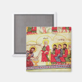 Christus spoelde de disciples voeten magneet (Voorkant / Achterkant)