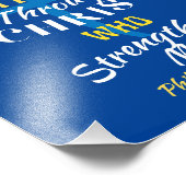 Christus Sterthens me Foto Afdruk (Hoek)