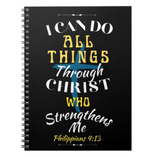 Christus Sterthens me Notitieboek