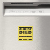 Christus Stierf, Is Opgewekt, Echte Christelijke G Magneet (Insitu (Vaatwasser))