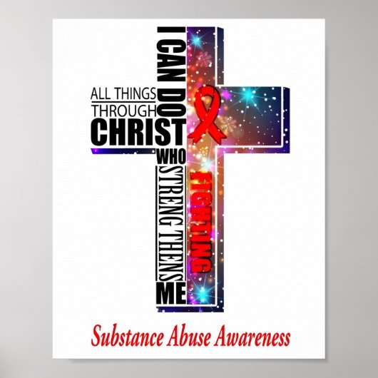 Christus Substance Abuse Awareness Poster (Voorkant)