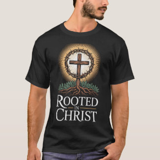 Christus T-shirt Jezus Vintage Kruis Christelijk