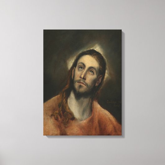 Christus te Prayer, 1585-87 (olie op doek) Canvas Afdruk (Voorkant)