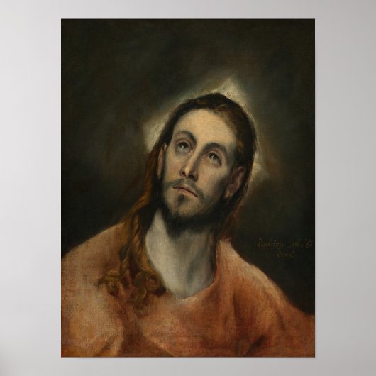 Christus te Prayer, 1585-87 (olie op doek) Poster (Voorkant)