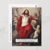 Christus triomfeert over de dood briefkaart (Voorkant / Achterkant)