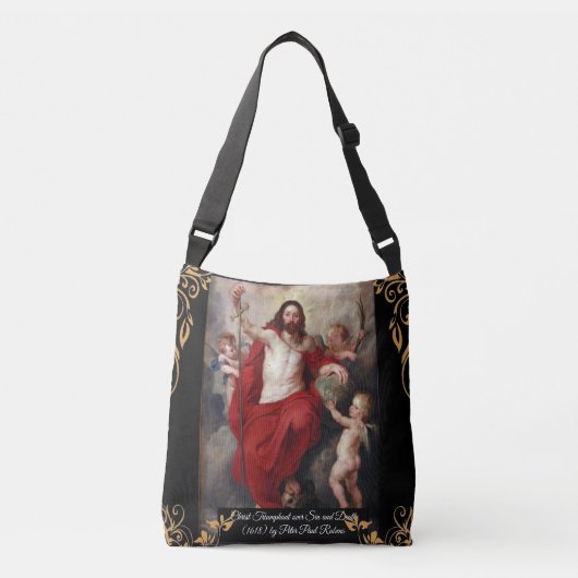 Christus triomfeert over de dood crossbody tas (Voorkant)