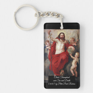 Christus triomfeert over de dood sleutelhanger