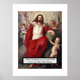 Christus Triumferend over de dood Poster