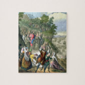 Christus Triumphal Entry in Jeruzalem, uit een bi Legpuzzel (Verticaal)