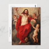 Christus Triumphing over de dood en zonde door Rub Briefkaart (Voorkant / Achterkant)