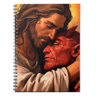 Christus troost Lucifer Notitieboek