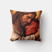 Christus troost Lucifer Sierkussen (Voorkant)