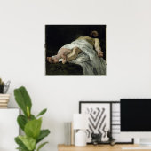 Christus uit het kruis gehaald, 1874 poster (Thuiskantoor)