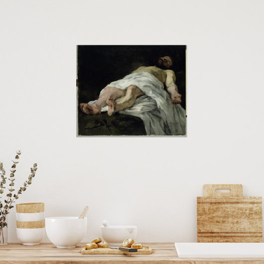 Christus uit het kruis gehaald, 1874 poster (Keuken)