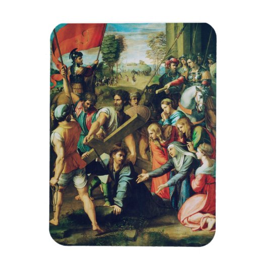 Christus valt op weg naar Calvarie Magneet (Verticaal)