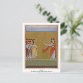 Christus van de Meester van de Reichenau School Briefkaart (Staand voorkant)
