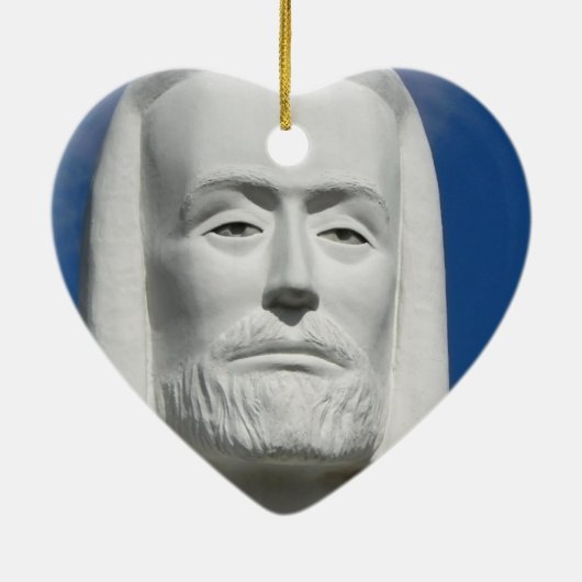 Christus van de Ozarks | Jezus Keramisch Ornament (Achterkant)