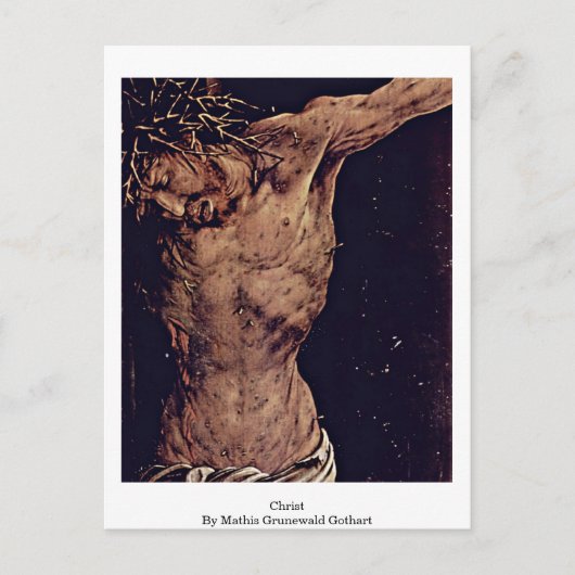 Christus van Mathis Grunewald Gothart Briefkaart (Voorkant)
