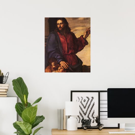 Christus Verloren kinderen door Artemisia Gentiles Poster (Thuiskantoor)
