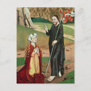 Christus verschijnt aan Maria Magdalena Briefkaart