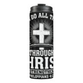 Christus versterkt mij Filippenzen Thermosbeker (Voorkant)