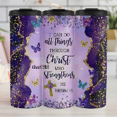 Christus Versterkt: Vlinders & Goud Thermosbeker