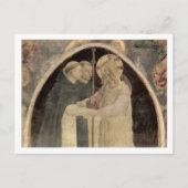 Christus verwelkomt twee Dominicaanse Friars (fres Briefkaart (Voorkant)