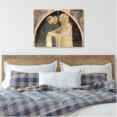 Christus verwelkomt twee Dominicaanse Friars (fres Canvas Afdruk (Insitu (Slaapkamer))
