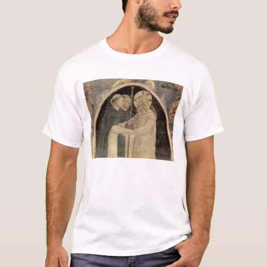 Christus verwelkomt twee Dominicaanse Friars (fres T-shirt (Voorkant)