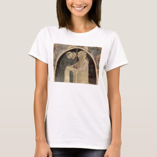 Christus verwelkomt twee Dominicaanse Friars (fres T-shirt (Voorkant)