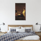 Christus voor de Hoge Priester, 1617 Canvas Afdruk (Insitu (Slaapkamer))