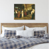 Christus voor de piloot, 1880 canvas afdruk (Insitu (Slaapkamer))