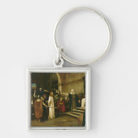 Christus voor de piloot, 1880 sleutelhanger (Voorkant)