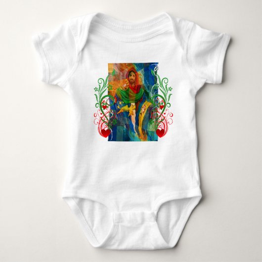 Christus voor het PortugeesT-Shirt Romper (Voorkant)