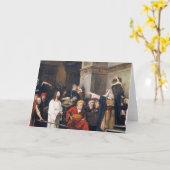Christus voor Pilate 1880 door Mihaly Munkacsy Kaart (Gele Bloem)