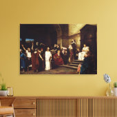 Christus voor piloot canvas afdruk (Insitu (Woonkamer))