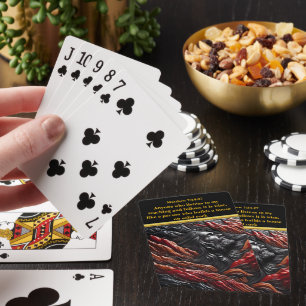 Christus waakt over de schepping pokerkaarten