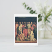 Christus Wast de voeten van de Disciples Briefkaart (Staand voorkant)