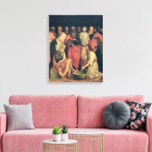 Christus Wast de voeten van de Disciples Canvas Afdruk (Insitu (Woonkamer))