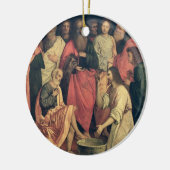 Christus Wast de voeten van de Disciples Keramisch Ornament (Links)