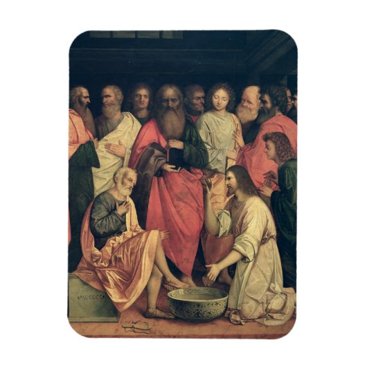Christus Wast de voeten van de Disciples Magneet (Verticaal)