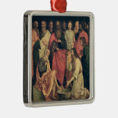 Christus Wast de voeten van de Disciples Metalen Ornament (Rechts)