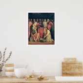 Christus Wast de voeten van de Disciples Poster (Keuken)