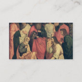 Christus Wast de voeten van de Disciples Visitekaartje (Achterkant)