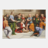 Christus Wast Feet - Garofalo Fine Art Theedoek (Horizontaal)